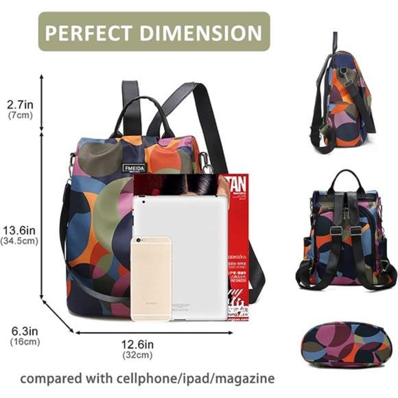 Women\'s Backpack Purse Anti Theft Convertible Casual Shoulder Bag Waterproof main image 4
